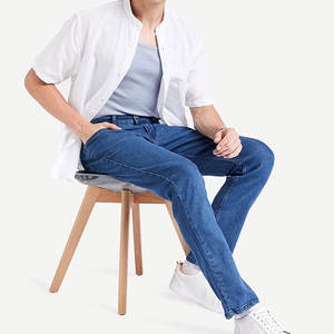 Pantalons pour hommes de qualité supérieure, décontractés, lavés, couleur unie, best-seller, prix bas, jeans pour hommes pour adultes - Product Image 3