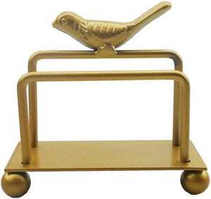 Porta tarjetas de vidrio y latón con diseño elegante para tarjetas de visita de escritorio y decoración premium - Product Image 3