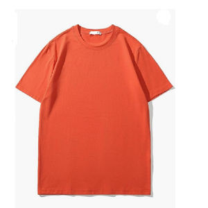 Venta al por mayor personalizada Casual de algodón Spandex Tallas grandes Camiseta O-cuello de manga corta de secado rápido y diseño suave liso - Product Image 1