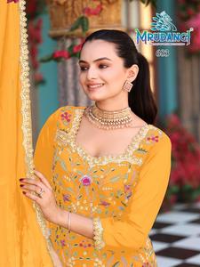 Vêtements de mariage Georgette avec broderie Salwar Suit Femme Fabricant et fournisseur de mode de Surat - Product Image 6