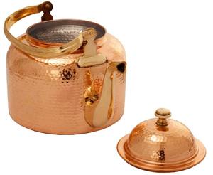 Hervidor de té de cobre martillado moderno y cafetera, utensilios de cocina de Metal hechos a mano para Hotel, restaurante, hogar, cantidad a granel, venta al por mayor - Product Image 5