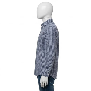 Camisas de Hombre de Tela Lisa Transpirable, Tejido de Algodón Suave, Ajuste Cómodo para Uso Diario y Fácil Mantenimiento - Product Image 5