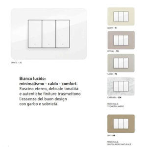 BTicino JW4005 Serie Matrixgo 1P(NO) 10A 250V Interruptor de inclinación 1 Módulo - Product Image 4