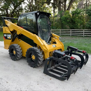 Envío Gratuito, Minicargadora Caterpillar 262D de 75 hp y 3 Toneladas, Cargadora de Ruedas con Certificación CE y EPA, con Accesorio de Cargador Frontal - Product Image 1