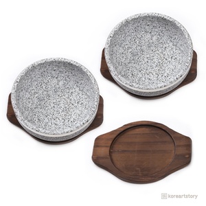 공장 도매 저렴한 한국 요리 비빔밥 dolsot 쌀 수프 돌 냄비/뜨거운 Sizzling 돌 요리 그릇 - Product Image 2