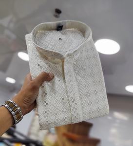 ชุดเรยอนแบบดั้งเดิมพร้อมเลื่อมและ lucknowi ทำงาน kurta ชุดนอนส่งออกทั่วโลกและผู้จัดจำหน่ายจาก surat ในอัตราที่ต่ำที่สุด - Product Image 4