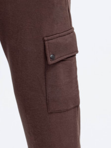 Pantalones Deportivos de Felpa Francesa de Alta Calidad para Hombre, Corte Regular, Transpirables, Cintura Elástica con Bolsillos Tipo Cargo de Fábrica - Product Image 5