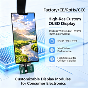 Module AMOLED Bintu personnalisé de 6,38 pouces 90 Hz pour matériel IA, écran intelligent FHD 1030x2272 avec prise en charge AOD et interface MIPI DSI 4 voies - Product Image 1