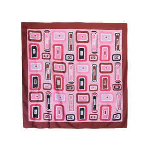 Custom Print Polyester Cotton Square Bandana Multicolor <b>Head</b> <b>Scarf</b> for Women Bandana silk satin custom printed square - Product Image 1