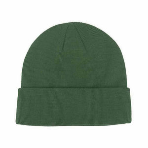 Fabrication pakistanaise bonnets tricotés Logo personnalisé hiver tricoté couleur unie extérieur chaud personnaliser chapeaux d'hiver - Product Image 1