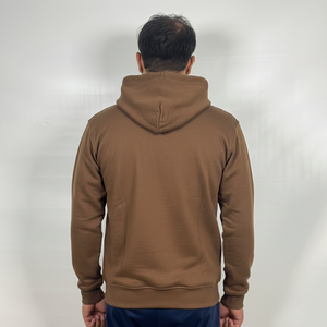 Sweat à capuche surdimensionné personnalisé avec strass, streetwear lourd, fermeture éclair pour hommes, fabricant OEM/ODM, sweat-shirts basiques - Product Image 5