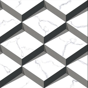 Azulejos de pared y suelo 3D de cerámica esmaltada Interior de 400x400mm, azulejos de cerámica Digital de 40x40 cm para Material de construcción de edificios - Product Image 2