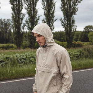 2025 Logo personnalisé hommes automne coupe-vent veste mince à capuche imperméable en plein air pour la randonnée Style décontracté avec fermeture à glissière - Product Image 4