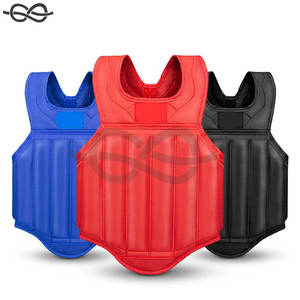 Protecteur de poitrine boxe poitrine garde MMA Muay Thai gilet Taekwondo Protection corps protecteur sport entraînement sécurité - Product Image 4