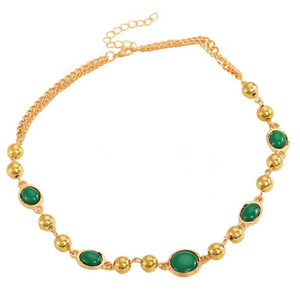 Wholesale Women's Fashion Zinc Alloy Beads <b>Chokers</b> Necklaces-Simple Design Gift - Product Image 2