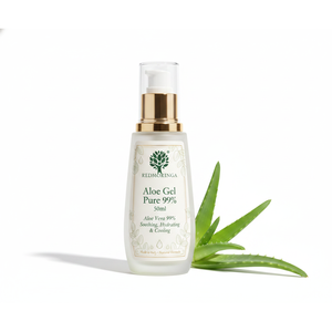 Gel de Aloe Vera Hidratante y Calmante 99% Puro 50ml Fórmula Natural Cuidado Corporal Diario OEM Marca Privada de Italia RedMoringa - Product Image 1
