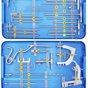 Ensemble d'instruments pour clous intramédullaires fémoraux, manuel expert, haute qualité, instruments chirurgicaux orthopédiques, approuvé CE, classe CHIRURGICALE - Product Image 6
