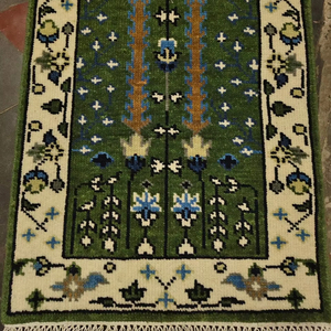 Direct Factory Sale High Quality Hand Knotted Wool Carpet Sets 3x5 8x10 Praying Green Turkish Rugs for Living Room - Product Image 1