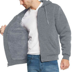 เสื้อมีฮู้ดแบบสวมหัวสำหรับผู้ชายโอเวอร์ไซส์สไตล์สตรีทเสื้อมีฮู้ดแบบเรียบง่ายไม่มีลายสีพื้นสำหรับฤดูหนาว - Product Image 4