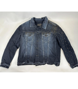 Vestes en jean de haute qualité fabriquées au Pakistan Vestes d'hiver personnalisées Vestes d'hiver en gros avec strass - Product Image 1