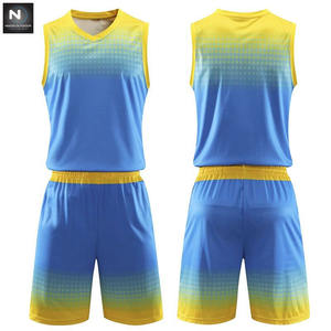 ชุดบาสเก็ตบอลแบบกลับด้านได้ พิมพ์ลายเต็มตัว ชุดกีฬาฤดูร้อน ชุดบาสเก็ตบอลแบบกำหนดเองได้ - Product Image 5