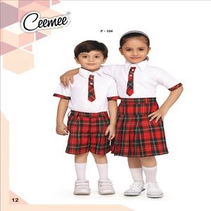 Camiseta con cuello de Color y puño para niños, pantalones cortos y falda para uniformes deportivos - Product Image 5