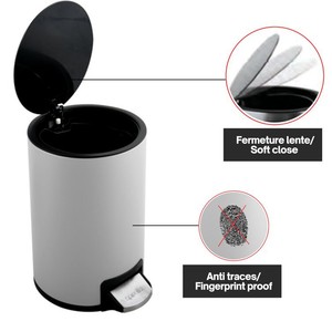 STEPBIN RIKU 5L BIANCO OPACO - Product Image 3