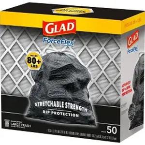 Glad 70l Heavy Duty Clear Garbage <b>Bags</b> - 50 <b>Pack</b> - Product Image 6
