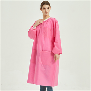 Bata Médica Desechable de Algodón de Primera Calidad, Nueva, Personalizada, Antipolvo, para Uso Hospitalario y de Laboratorio para Mujeres - Product Image 1