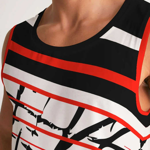 High Quality Custom Made Men's Gym Workout Tank Top Hot Selling Breathable Knitted Training Wear - Product Image 4