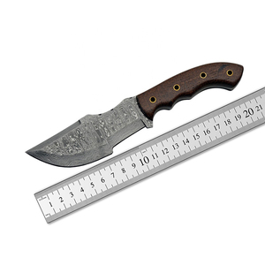 Rastreador cuchillo de caza cuchillos grandes supervivencia desollado vaina martillada acero Damasco acero caza rastreador cuchillo, regalo Ideal - Product Image 3