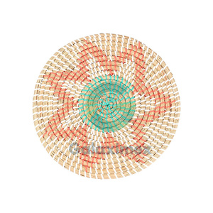 Best Selling Handmade Woven Natural Round <b>Seagrass</b> Water Hyacinth <b>Placemat</b> Braided Straw <b>Placemats</b> for Dining Table - Product Image 3