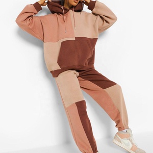 Sweat-shirt à capuche uni, chaud et élégant pour l'hiver, 100% coton, coupe ample, pour femmes. - Product Image 3