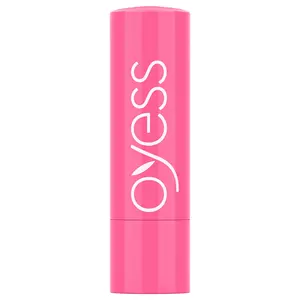 OYESS Cute Pink Raspberry Vegan Lip Balm Chapstick Nourishing For all Skin Types For Softer Lips Made in Germany