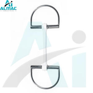 ALMAC Classic D Shaped Horse Bit Reutilizable Single Joint Design para mejorar la estabilidad de la capacidad de respuesta del caballo Escuela de equitación diaria - Product Image 2