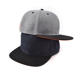 Gorra Unisex de 6 Paneles con Cierre a Presión, Color Sólido, Visera en Contraste, Algodón, Poliéster, Lona, Estilo Urbano, Casual, para Adultos - Product Image 2