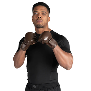 Gants de boxe MMA en cuir de qualité supérieure Enveloppement rapide Entraînement Punching Cage Fighting MMA Gants d'entraînement personnalisés - Product Image 5