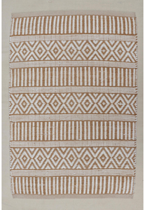 Alfombra trenzada de yute de estilo moderno hecha a mano, corredor Rectangular para interiores/exteriores con patrón geométrico para sala de estar - Product Image 2