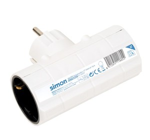 อะแดปเตอร์ชูโก้แบบสองด้านสีขาว (ไซมอน CL118802) - Product Image 3