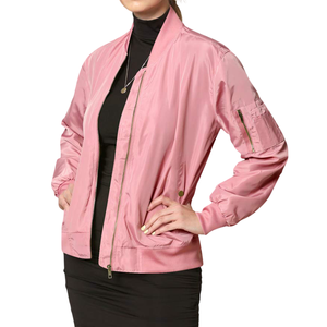 Meilleur produit d'hiver Veste bombardier coupe-vent chaude pour l'hiver Veste bombardier à manches longues respirante coupe décontractée pour femmes - Product Image 4