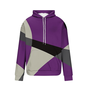 Sweats à capuche en coton surdimensionnés avec logo en polaire lourde unie de haute qualité entretenus par OEM Sweats à capuche personnalisés pour l'hiver pour hommes - Product Image 5