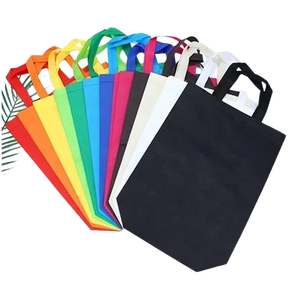 ถุงผ้านอนวูฟเวนสำหรับซื้อของชำแบบไม่ทอพร้อมโลโก้อัดด้วยความร้อนใช้ซ้ำได้ - Product Image 6