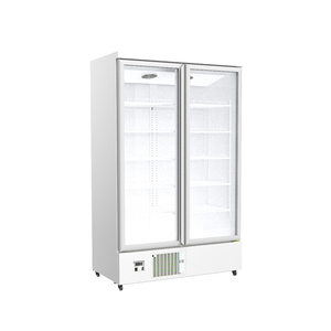 700L Upright Double Glass Door Cooler Display Refrigerator Commercial Retail Store Fridge Showcase for Supermarket Bar Use - Product Image 5