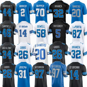 เสื้อเจอร์ซีย์ทีมสั่งทำยอดนิยม หมายเลข 26 กิบส์ 32 แบรนช์ 54 แมคเนลล์ แบบยูนิเซ็กซ์ คุณภาพสูงสไตล์อเมริกัน ขายส่ง แขนสั้น - Product Image 1