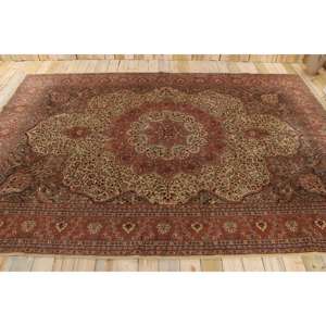 Tapis vintage surdimensionné 8,6x12,4 pi (261x378 cm), tapis turc rouge patchwork - Product Image 2