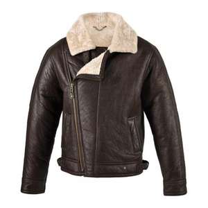 Chaqueta de piel sintética de invierno para mujer, chaqueta de moto cálida personalizada con solapa grande - Product Image 6