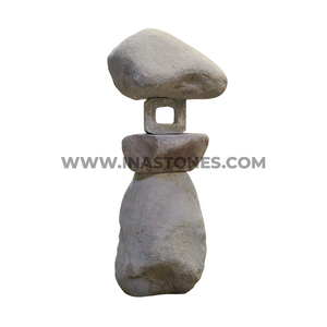 River Stone lentera batu besar batu alam Tipe A, untuk aplikasi Taman Danau Hotel Villa - Product Image 1