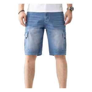 Custom Design <b>Men</b> Denim <b>Shorts</b> <b>Slim</b> <b>Fit</b> Stretch Cotton Jean <b>Shorts</b> Summer Streetwear OEM Outdoor Travel Casual Fashion Wholesale - Product Image 1