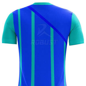 Uniforme de Fútbol 100% Poliéster Ligero Transpirable Ecológico Cuello Redondo Manga Corta Personalizable Camiseta de Equipo de Alta Calidad - Product Image 3