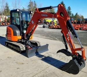 Offre Spéciale! Mini-pelleteuse KX033-4 Kubota d'occasion Chargeur sur chenilles original des États-Unis de 6 tonnes Moteur principal d'origine en bon état - Product Image 1